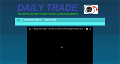 Desktop Screenshot of dailytrade.no